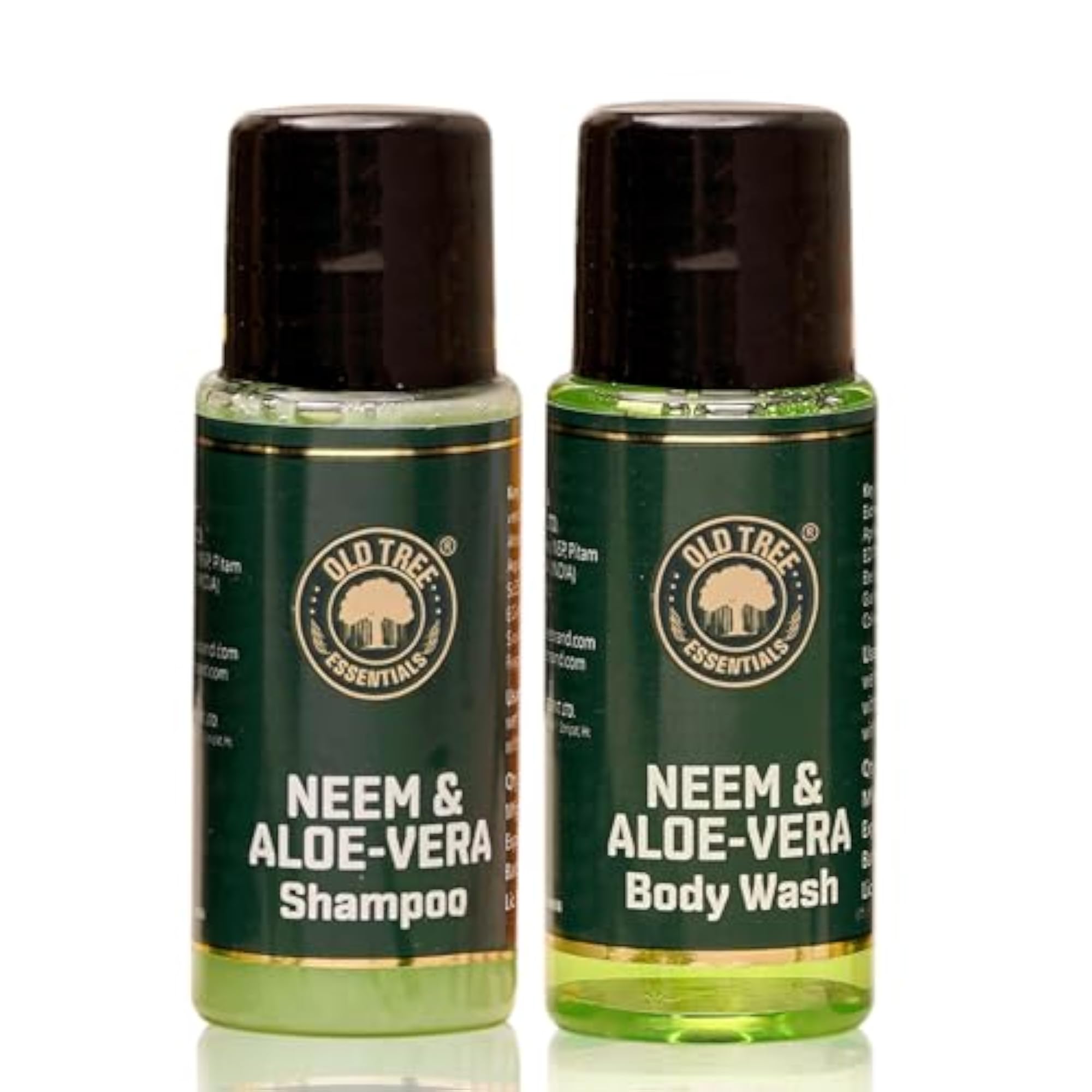 Aloe-Neem Bath Gel and Shampoo Combo 20ml Each - Set of 50